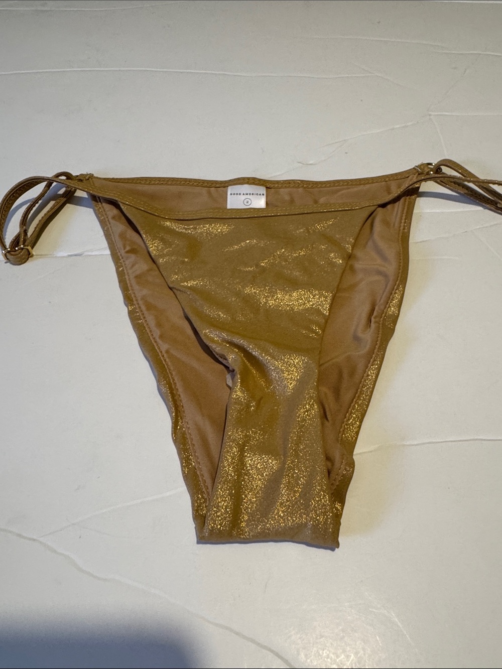 Good American PERFECT FIT ADJUSTABLE BIKINI BOTTOM Size 2/medium new without tag